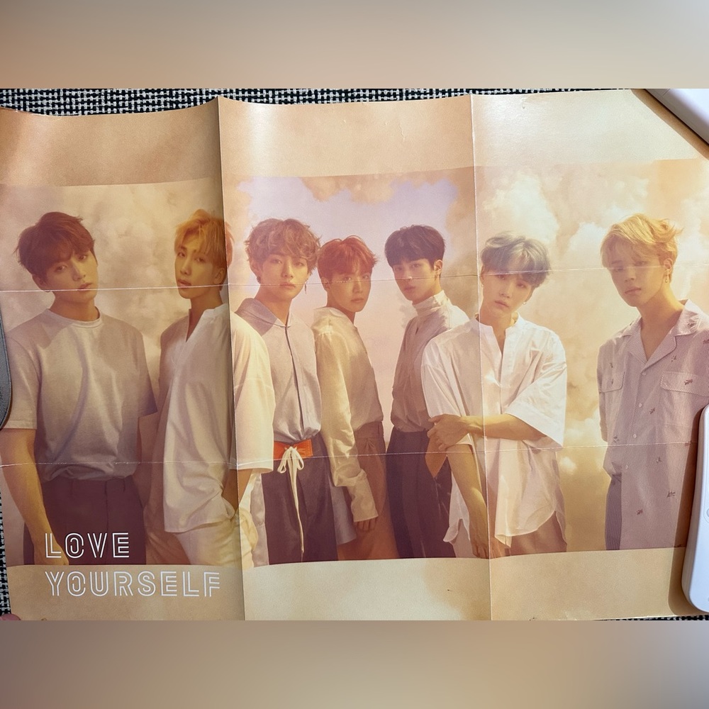 Official BTS Love Yourself Album Poster